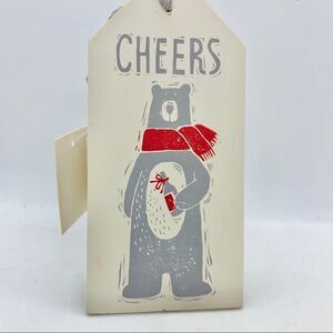 Wine Tag Christmas New Year Motivational Sign